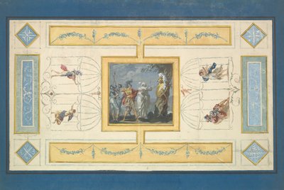 Study for a Ceiling, n.d.. tekijältä Jean Jacques Lagrenee