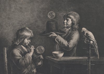 Saippuakuplat, 1799. tekijältä Jean Jacques de Boissieu