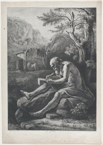 St. Hieronymus, 1797. tekijältä Jean Jacques de Boissieu