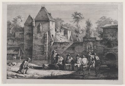 Vaisen vanha portti, Lyon, 1803. tekijältä Jean Jacques de Boissieu