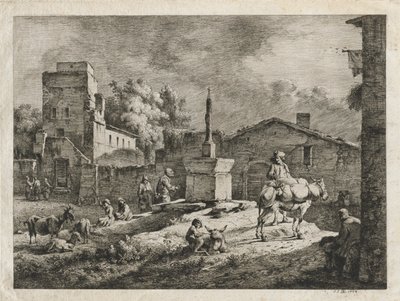 Näkymä Saint-Andeoliin tekijältä Jean Jacques de Boissieu