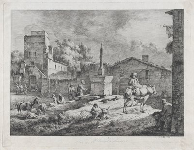 Vista de Saint-Andéol, 1774. finlandès tekijältä Jean Jacques de Boissieu
