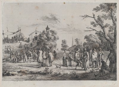 Kyläjuhla, 1773. tekijältä Jean Jacques de Boissieu