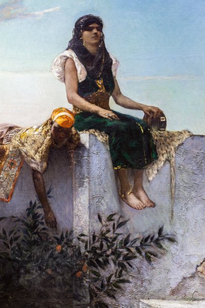 Ilta terasseilla (Marokko) tekijältä Jean Joseph Benjamin Constant