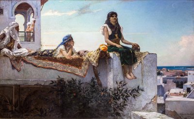 Ilta terasseilla (Marokko) tekijältä Jean Joseph Benjamin Constant