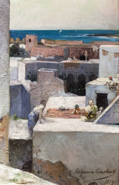 Ilta terasseilla (Marokko) tekijältä Jean Joseph Benjamin Constant
