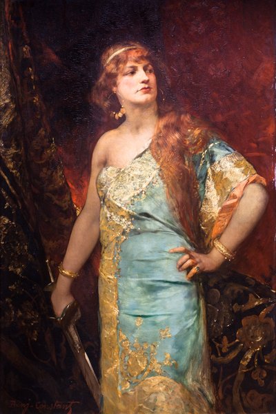 Judith, n. 1885 (Öljy kankaalle) tekijältä Jean Joseph Benjamin Constant