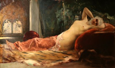Odaliskia. tekijältä Jean Joseph Benjamin Constant