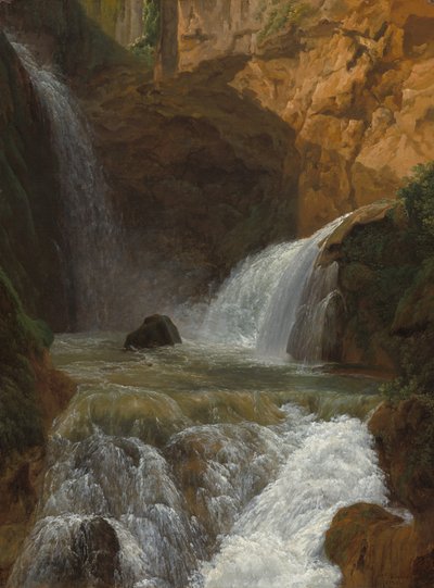 Näkymä Tivolin vesiputouksille, 1788. tekijältä Jean Joseph Xavier Bidauld
