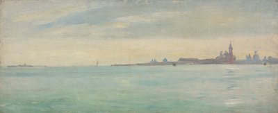 Venetsia nähtynä julkisesta puutarhasta tekijältä Jean Jules Antoine Lecomte du Nouy
