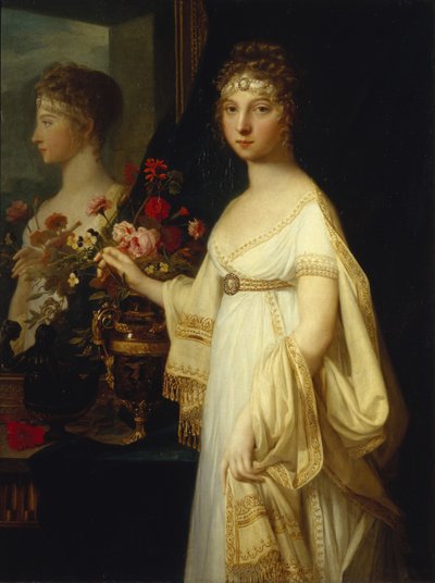 Muotokuva keisarinna Elizabeth Alekseijevnasta, Badenin prinsessa Louise 1779-1826, 1802 tekijältä Jean Laurent Monnier
