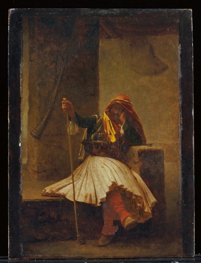 Arnaute juomassa, 1896 tekijältä Jean Leon Gerome