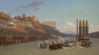 Chariot Race tekijältä Jean Leon Gerome