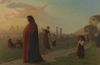 Dante Hän on nähnyt helvetin, 1864. tekijältä Jean Leon Gerome