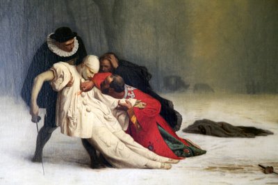 "Kaksintaistelu naamiaisen jälkeen", 1857 tekijältä Jean Leon Gerome