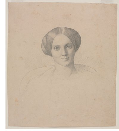 Muotokuva naisen pää tekijältä Jean Leon Gerome
