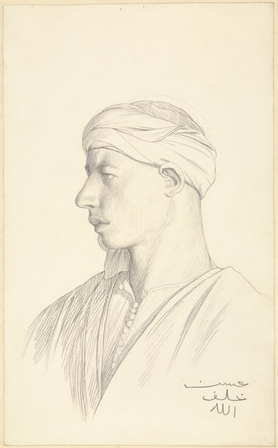 Egyptiläisen Fellahin muotokuva tekijältä Jean Leon Gerome
