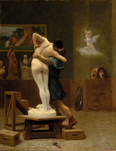 Pygmalion ja Galatea, n. 1890 tekijältä Jean Leon Gerome