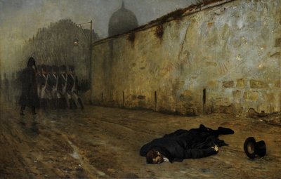 Marsalkka Neyn teloitus (öljy kankaalle) tekijältä Jean Leon Gerome