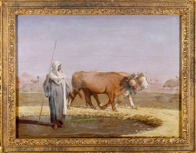 Vehnää polkemassa Egyptissä tekijältä Jean Leon Gerome