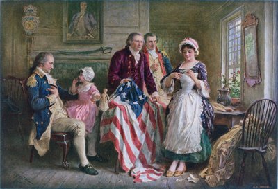 Betsy Ross 1777 tekijältä Jean Leon Gerome Ferris