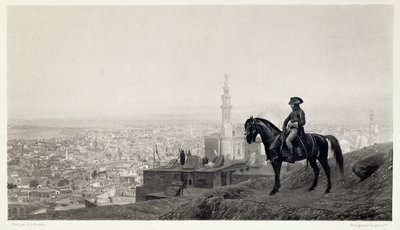 Kenraali Bonaparte Kairossa, Jean-Leon Geromen teosten kokoelmasta 100 syväpainoa, 1881 (syväpaino) tekijältä Jean Leon after Gerome