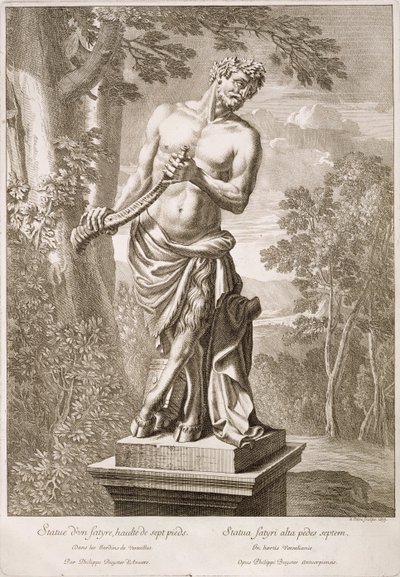 Philip de Buysterin satiirin tila Versaillesissa, 1675. tekijältä Jean Lepautre
