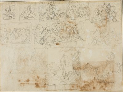 Yksitoista sävellysluonnosta tekijältä Jean Louis André Théodore Géricault