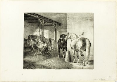 Sorkkahoitola tekijältä Jean Louis André Théodore Géricault