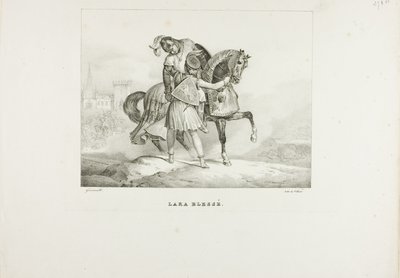 Lara haavoittunut tekijältä Jean Louis André Théodore Géricault