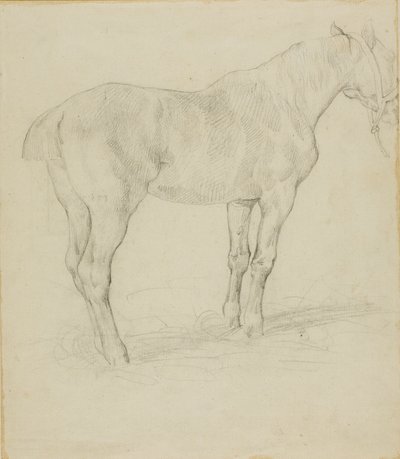 Seisova hevonen tekijältä Jean Louis André Théodore Géricault