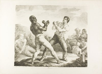 Nyrkkeilijät tekijältä Jean Louis André Théodore Géricault