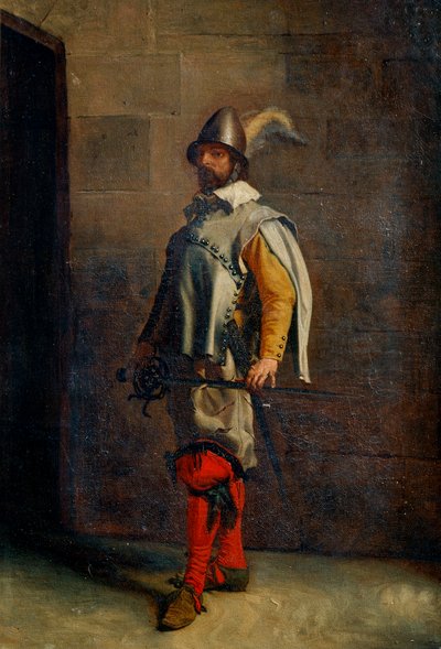 Hugenotti, 1800-luku. tekijältä Jean-Louis Ernest Meissonier