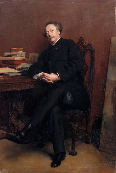 Alexandre Dumas, poika 1824-1895 tekijältä Jean Louis Ernest Meissonier