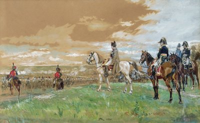 Jena (Napoleon hevosen selässä) 1880 tekijältä Jean Louis Ernest Meissonier