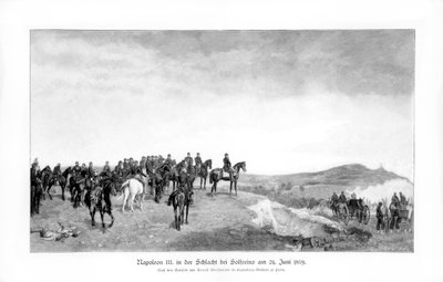 Napoleon III Solferinon taistelussa, 1863, 1900. tekijältä Jean Louis Ernest Meissonier