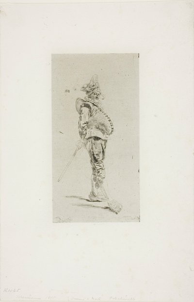 Punchinello tekijältä Jean Louis Ernest Meissonier