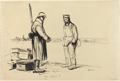 - Reinillä - Ya., n. 19141919. tekijältä Jean Louis Forain