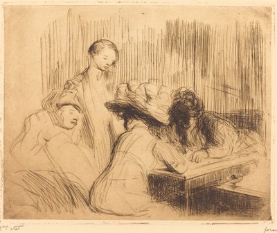 Sukellus Montmartressa tekijältä Jean Louis Forain