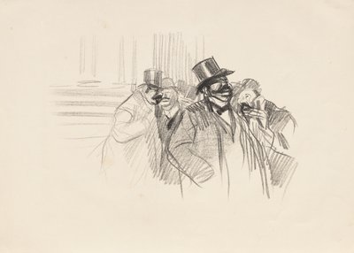 Pörssissä, c. 1900. tekijältä Jean Louis Forain