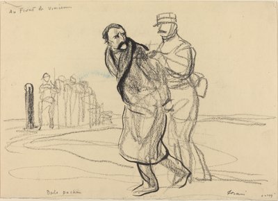 Vincennesin edessä. Bolo pasha tekijältä Jean Louis Forain
