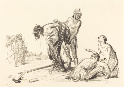 Kristus riisuttu vaatteensa tekijältä Jean Louis Forain