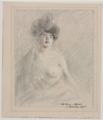 Courtesaani, 1906. tekijältä Jean Louis Forain