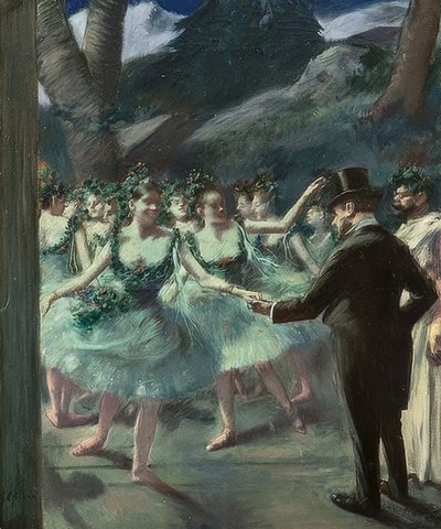 Baletti. 1895 tekijältä Jean Louis Forain