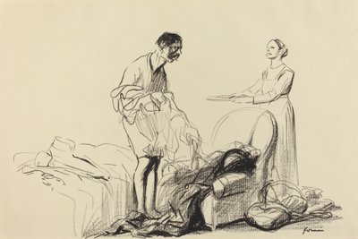 Erotettu asepalveluksesta, n. 19141919. tekijältä Jean Louis Forain