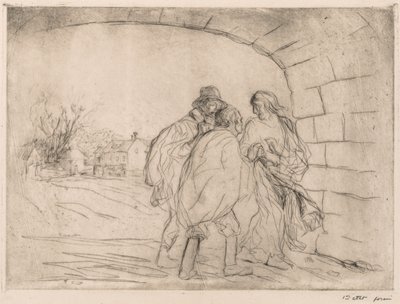 Tapaaminen holvin alla. tekijältä Jean Louis Forain