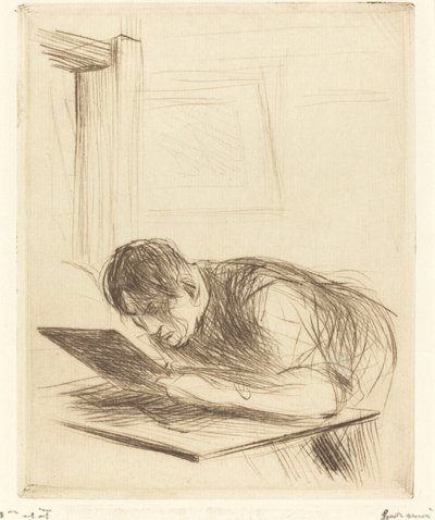 Forain Radierung (erste Platte) von Jean Louis Forain