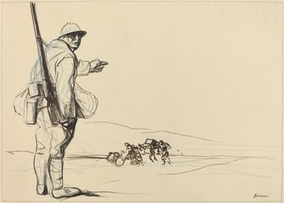 German Advance, n. 19141919. tekijältä Jean Louis Forain