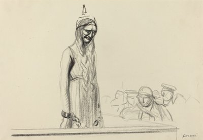 Germania tuomareiden edessä, n. 19141919. tekijältä Jean Louis Forain