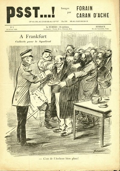 Jean-Louis Forainin (1852-1931) kuvitus Psst...! tekijältä Jean Louis Forain